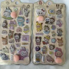 ラブブ 3Dシール 2シートセット