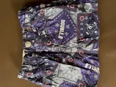 DOUBLE.B バンダナ柄スカート SS