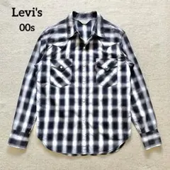 Levi's リーバイス　シャツ　ウエスタン　オンブレ　シャドー　00sのサムネイル