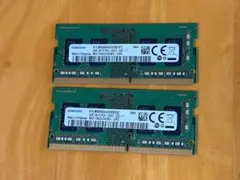 1.Samsung PC4-2400T 4GB2枚 8GB ノートPC用メモリ