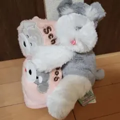 シュナとボブ　ぬいぐるみ　ブランケット