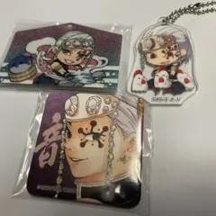 鬼滅の刃 宇髄天元 グッズセット アクリルキーホルダー スクエア缶バッジ 絵馬