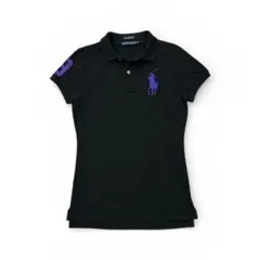 00s Y2k Ralph Lauren ポロシャツ ビッグポニー レディースM
