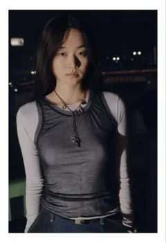 【ZARA】レイヤードチュールTシャツ