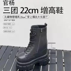 シークレットシューズ　22cm厚底