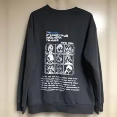 ダークグレー スウェット トレーナー