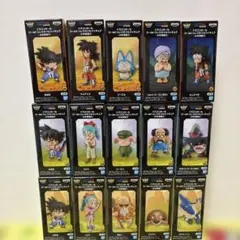 ドラゴンボール ワールドコレクタブルフィギュア-少年期編1 2 3-セット