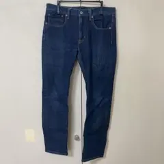 GU ダークブルーデニムパンツ 321-3144A1