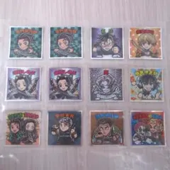 鬼滅の刃マンチョコ レギュラーシール 10種12枚セット