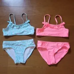 【2点セット】H＆M★水着★フリル付★100cm