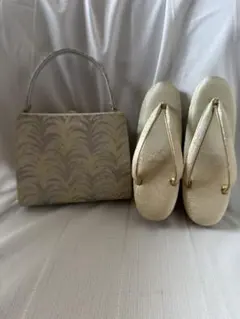 礼装用草履とハンドバッグセット　東京胡蝶