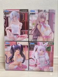 勝利の女神：NIKKE　ドレイク　アリス　バイパー　ネロ　フィギュア4個セット