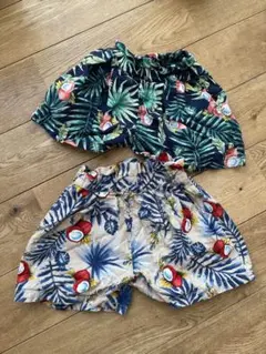 Ocean Ground トロピカル柄半ズボン2枚セット 90cm 100cm