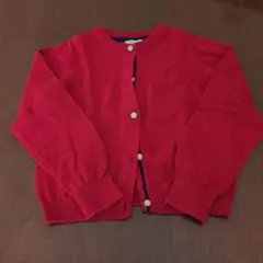 GU レッド カーディガン