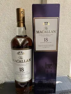 メーカー正規品TheMACALLAN マッカラン18年 2017旧ボトル旧ラベル 
