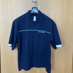 【新品】レディース ゴルフウェア モックネックシャツ ブラック&ホワイト