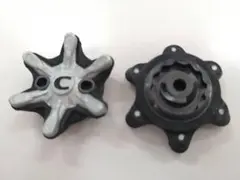 TPU ゴルフスパイク鋲 ゴルフシューズ スパイクピン ブラック 20個