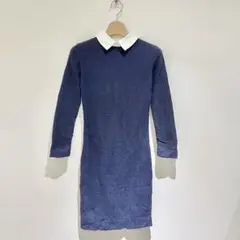PETIT BATEAU×Carven プチバトー カルヴェン 襟付きワンピース