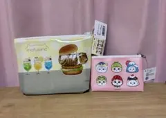 【新品未使用タグ付き】mofusand ポーチ2点セット