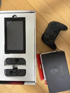 よ*み様 Nintendo Switch グレー 本体 ほぼ新品プロコン付き