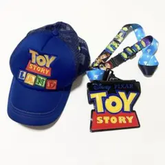 上海ディズニーランド限定 トイストーリー キャップ 帽子 キッズ パスケース
