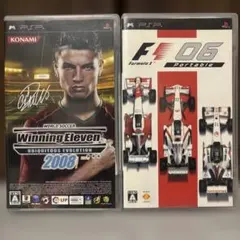 Winning Eleven 2008 & F1 06 Portable セット
