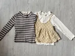 après les cours 花柄ニットトップス SERAPH ボーダーニット