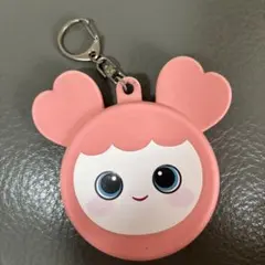 twiceモブリー　MOMO 缶バッジキーホルダー ハート型 JYP