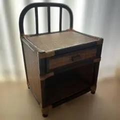 ラタン家具 ジャパンモダン ヴィンテージチェスト 昭和レトロ ミッド
