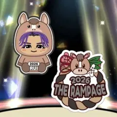 与那嶺瑠唯　NEW YEAR 2026 ステッカー2枚セット