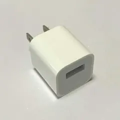 ホワイト 角型 2ピンプラグ 充電器