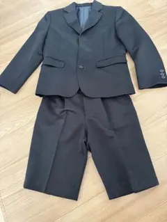 男の子スーツセット130 Tern 黒 入学式 発表会 結婚式 フォーマル