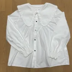 試着のみ☆ ZARA 襟つきブラウス