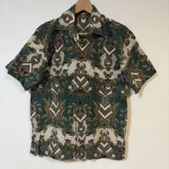 Singapore Collection バティック半袖シャツ L エスニック
