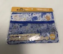 紅茶花伝　ピーターラビット　メッシュポケット付きポーチ