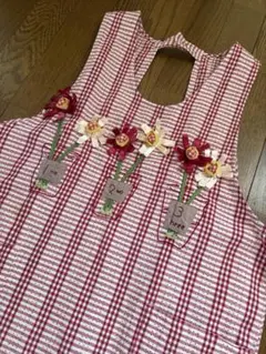 エプロン　かっぽう着　保育士　幼稚園　家庭科