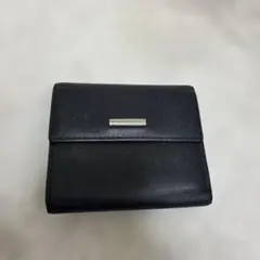 【美品】BURBERRY バーバリー　ブラック二つ折り財布