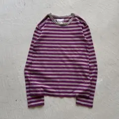 90s agnes b. border l/s ボーダー ロンt 0