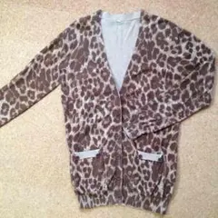 ヒョウ柄 レオパード カーデ