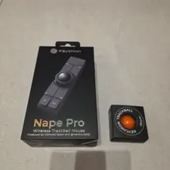 Nape Pro (ブラック) ＋ トラックボール(オレンジ) - メルカリ