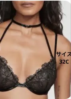 VICTORIA'S SECRET ブラ&ショーツ！黒xラインストーン - メルカリ