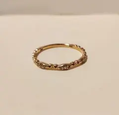 agete アガット イエローゴールド リング 指輪 アクセサリー