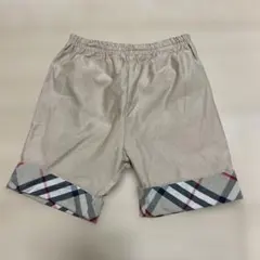 Burberry ベージュ チェック柄パンツ 90cm