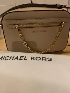 マイケルコースショルダー　リアルレザー