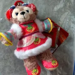 香港ディズニー 旧正月 シェリーメイのぬいぐるみキーチェーン