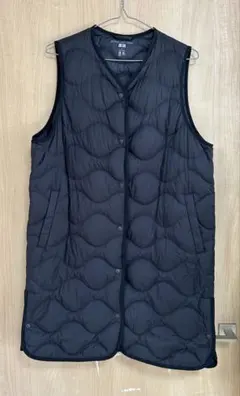 UNIQLO ULTRA LIGHT DOWN L ブラック　ロングベスト