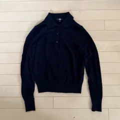 ユニクロ　メリノポロセーター　レディースS