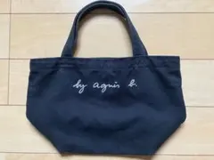 agnès b. ブラック トートバッグ
