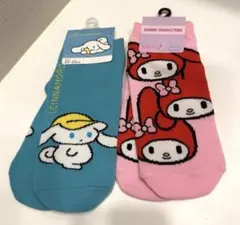 サンリオ シナモロール マイメロディ ソックスセット 23-25cm