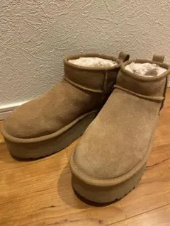 UGG アグ　厚底　クラシック　ウルトラミニ　プラットフォーム　23